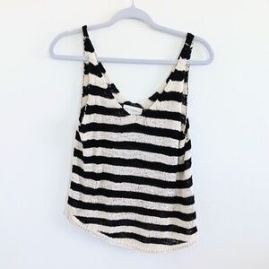 By Together Striped Sweater Tank Top